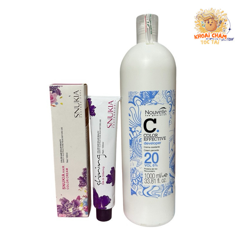 COMBO Màu nhuộm Snukia + Oxi Nouvelle Mini [ MQK ]