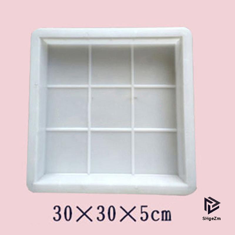 [SHgeZm] Khuôn lát đường DIY Khuôn vuông bằng đá bê tông Bri Khuôn vuông cho tấm Sân vườn Bãi cỏ Pav