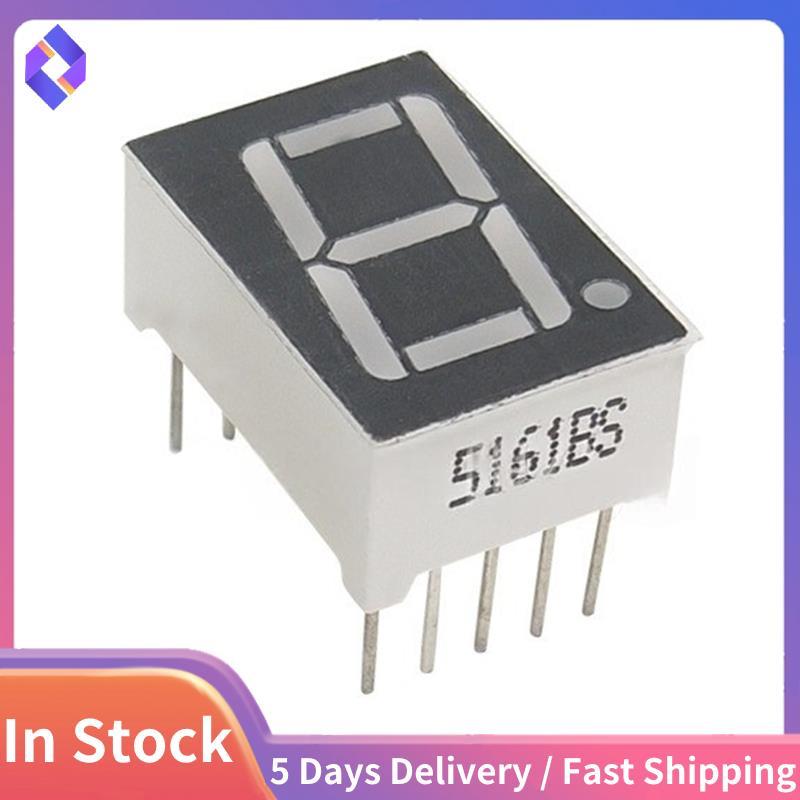 0,56 Inch 10Pins 5161AS 5161BS 1 Bit Chữ Số 7 Phân Đoạn LED Đỏ Màn Hình Hiển Thị Kỹ Thuật Số Digitro