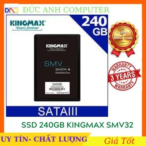 Ổ Cứng SSD 2.5 Kingmax 240GB - Hàng chính hãng Viễn Sơn- Bảo Hành 3 Năm
