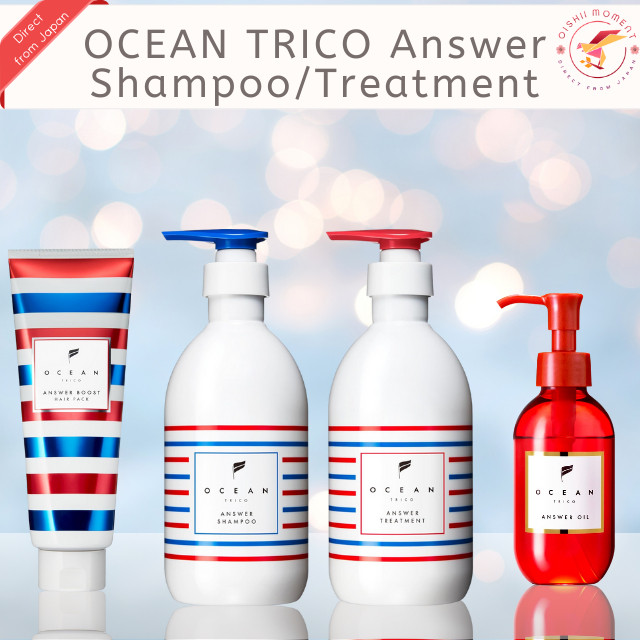 OCEAN TRICO Answer Shampoo, Treatment, Oil, Hair Pack | Damage Repair & Moist | Japan