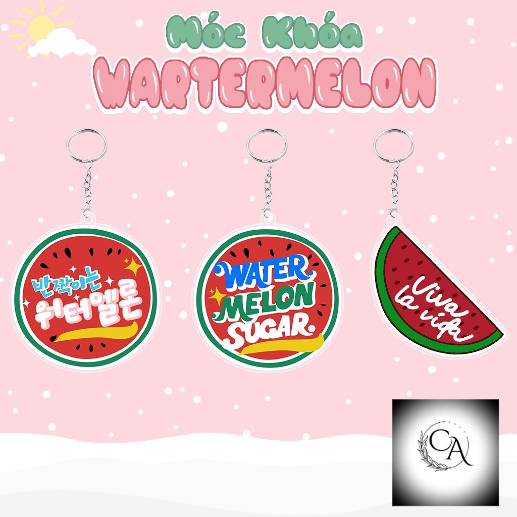 Móc khóa Watermelon K-Drama Twinkling Watermelon Dưa Hấu Lấp Lánh viva la vida đáng yêu dễ thương La