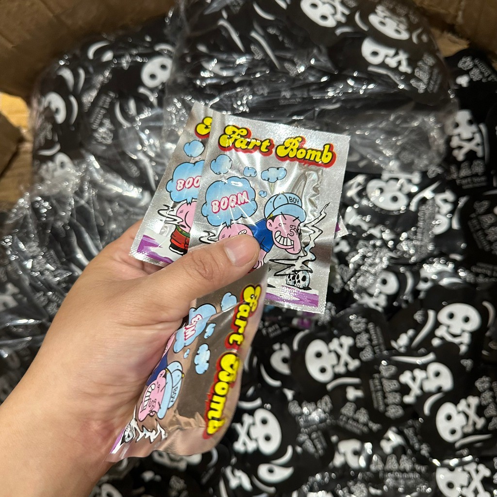 COMBO 10 GÓI Đồ chơi trẻ em bom nổ an toàn troll nhau-boom pokemon-boom CF -boom thối  Bom thúi