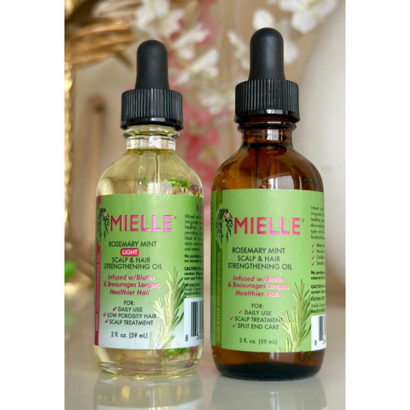 Dầu dưỡng tóc Mielle Organics Rosemary Mint Scalp & Hair Strengthening Oil 59ml.
