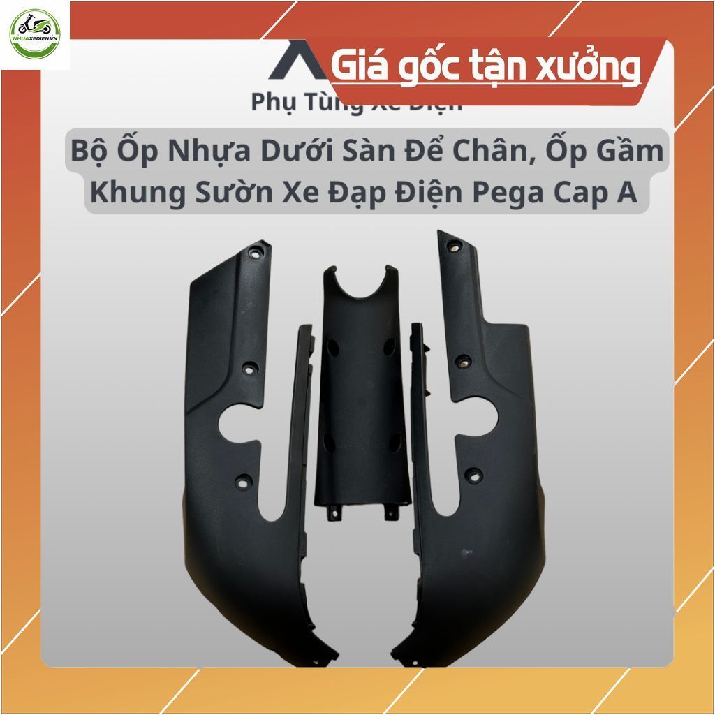 Bộ Ốp Nhựa Dưới Sàn Để Chân, Ốp Gầm Khung Sườn Xe Điện Pega Cap A