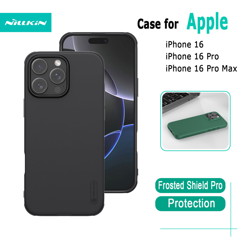Dành Cho Apple iPhone 16 Pro Max Ốp Lưng Điện Thoại Nillkin Frosted Shield Pro iPhone 16 Pro Ốp Lưng
