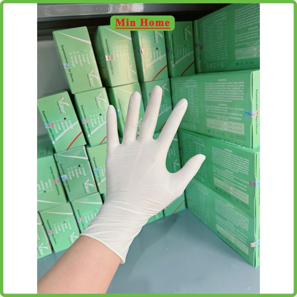 Bao tay y tế không bột,Găng tay y tế có bột,găng tay cao su y tế chuyên dùng cho spa, thẩm mỹ viện