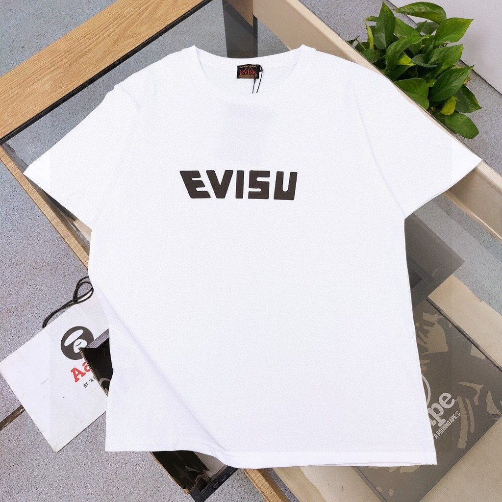 Evisu Thần Tài 2026 - Áo thun cổ tròn nam nữ, sang trọng với đáy áo sơ mi, thiết kế mới