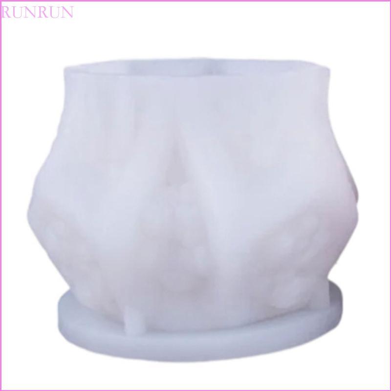Flower Embossed Pentagonal Silicone Mould For Resin Casting Making  Soap