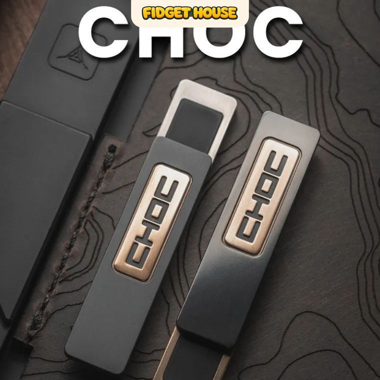 Fidget Slider Kim Loại Lautie CHOC – Thẻ Đẩy EDC – Đồ Chơi Giảm Stress