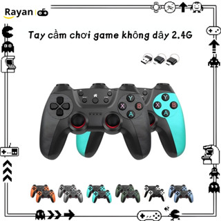 Tay cầm chơi game không dây 2.4G Bộ điều khiển PC Game Stick Cần điều khiển cho Android TV -Rayan