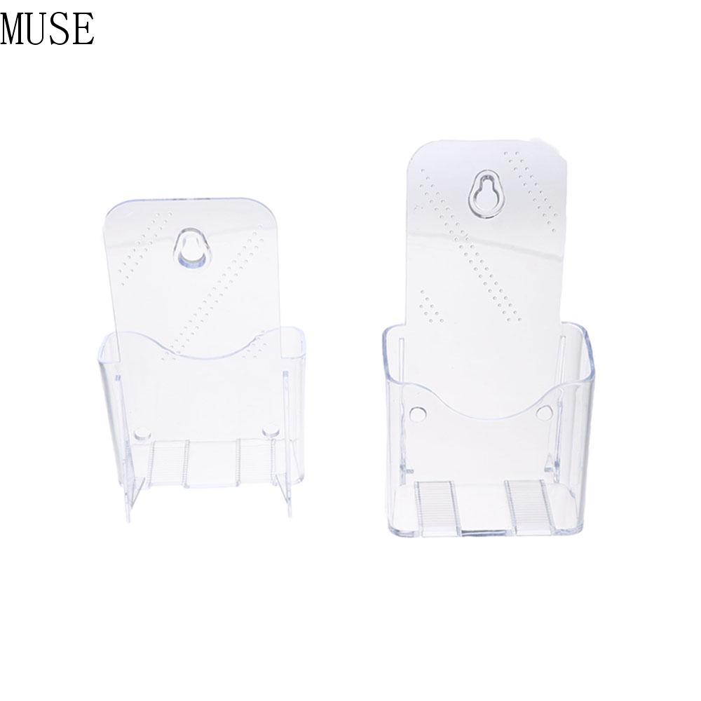 MUSE Pamphlet Holder, Nhựa Acrylic A6 Brochure Holder, Menu Chất Lượng Cao Trong Suốt Tờ rơi Hiển Th