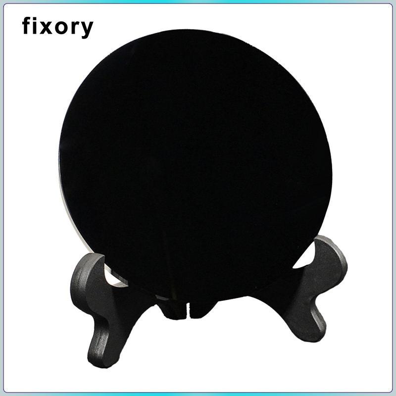 Gương đọc sách Obsidian đen phong thủy, Đĩa Obsidian đen có, tròn mịn