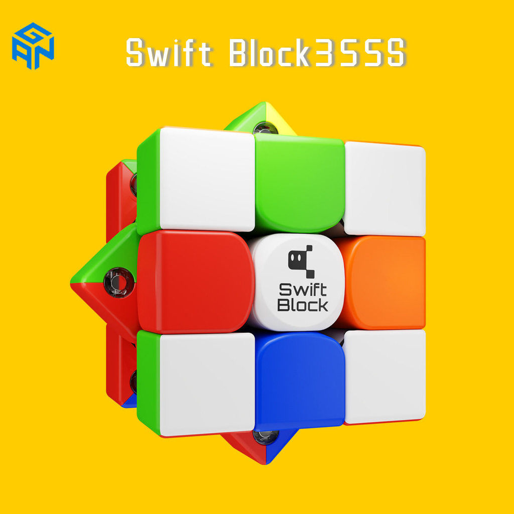 lube rubik rs3m Khối lập phương GAN Drift Swift Block355S Khối lập phương từ tính bậc ba Khối lập ph