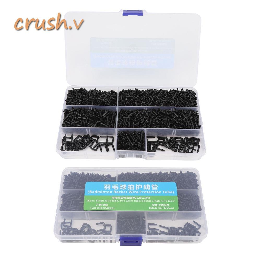 [CRUSH] Bộ bảo vệ dây cầu lông, Bộ lông cầu lông thay thế ống Nylon, Phụ kiện cầu lông 7 loại Sửa ch