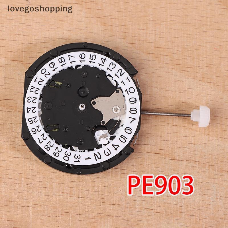 [LGO] PE903 Movement Sunon Pe90 Trung Quốc Ligne Thạch Anh Ba Tay Có 3 Mắt Ngày Chronograph Nhỏ Phút