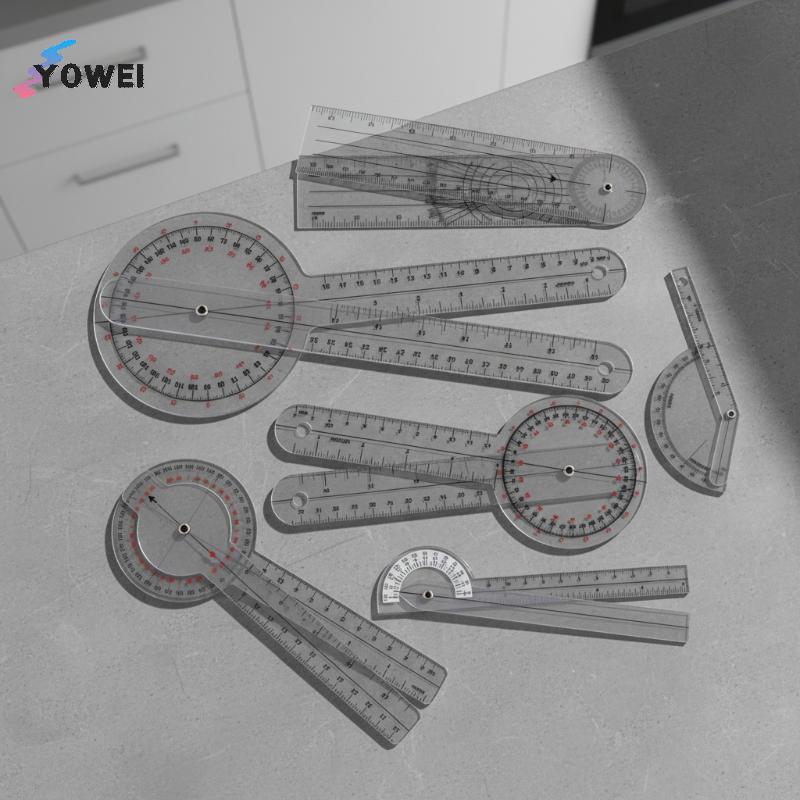 YOWEI Y Tế Máy Đo Góc Cột Sống 360 Độ Thước Đo Cột Sống Goniometer Vật Lý Trị Liệu Góc Thước Đo VN
