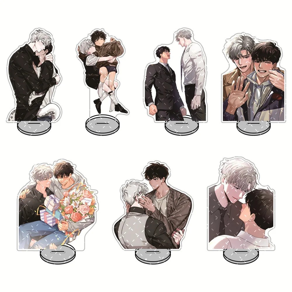 15cm Passion Korean BL Web Novel Acrylic Standee - Jeong Taeui & Ilay Rie Grow (Image Main Character