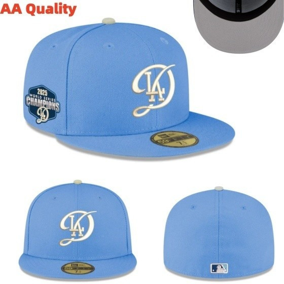 Mũ Dodgers Mũ bóng chày Full Closed Fit Mũ thêu Unisex ZARX