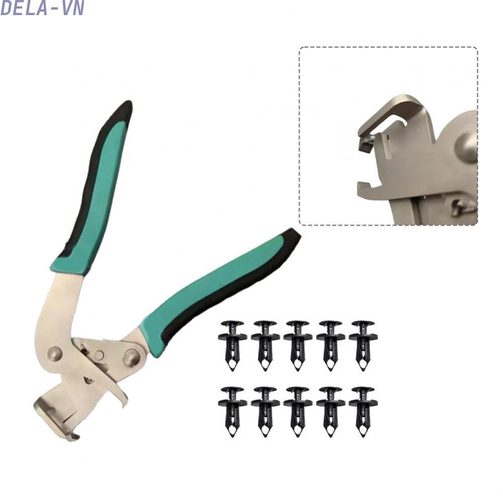 Car Clip Pliers Alloy Steel Spring-loaded Lever Effort-saving Mechanism#DELA