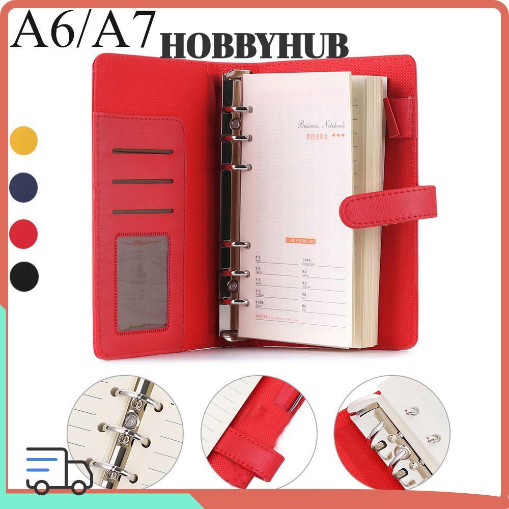 HOBBYHUB A6 / A7 Notebook Journal Card Organizer Ring Binder Loose Leaf Notepad