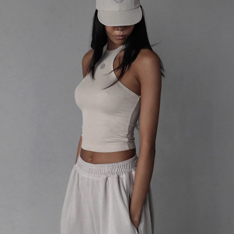 Badblood  bcac Series of tank tops and camisoles for women, slim-fit, sexy, niche sports tops