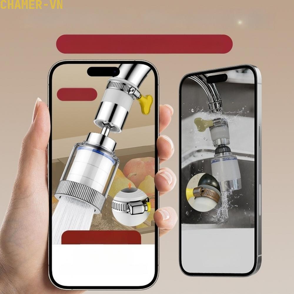 【CHAMER】Extended Kitchen Faucet Filter Compatible Water Purifier with Brass Connector【HomeLiving】