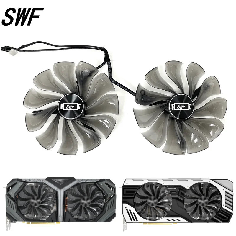 95mm GAA8S2U FD10015H12S Palit RTX2080 Video Card Quạt Làm Mát Cho Palit RTX 2060 2070 2080 Super Je