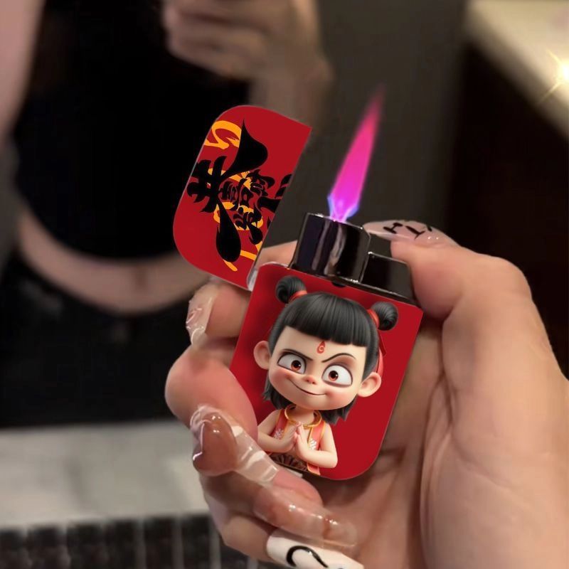 Phong cách Chống gió Họa tiết mờ đầy màu sắc di động