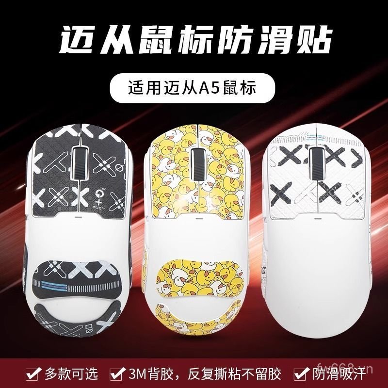 Phổ Biến Áp Dụng MCHOSE Từ Chuột A5 Miếng Dán Chống Trơn Trượt A5ProMax Miếng Dán Bảo Vệ Chống Mồ Hô