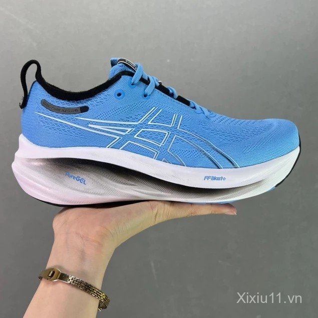 Gel-Nimbus 26 Giày Chạy Bộ Nam Nữ Gel-Nimbus 27 Giày Thể Thao Đệm Nhẹ- * - & PCAQ