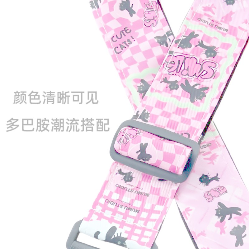 Mới Dây Đàn Guitar Hoạt Hình Anime Mèo Series Điện Phong Cách Mới Dây Đàn Guitar Hoạt Hình Anime Mèo