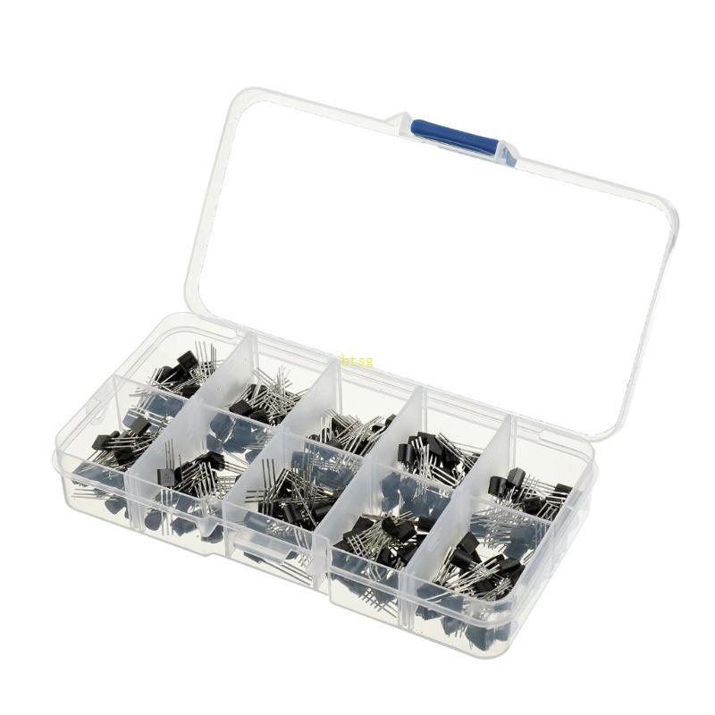 Btsg 200 Cái 2N2222 NPN Tỷ lệ thất bại thấp Transistor 60V 0 5W Tần số công suất