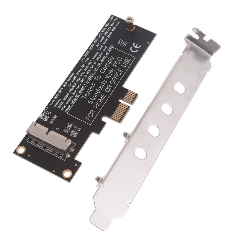 Thẻ chuyển đổi SSD Niki PCI-E 1X sang 12 + 16 Pin cho 2013-2017 A1398 A1502 A1465 A1466