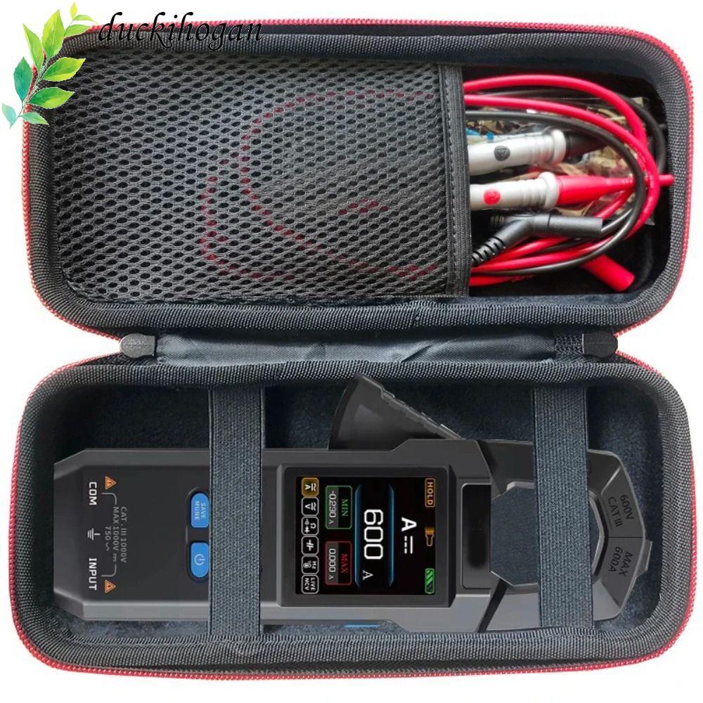 DUCKIHOGAN Mang theo, Máy đo kẹp vỏ cứng đa năng, Túi bảo vệ lớp lót xốp chống sốc chuyên nghiệp để 