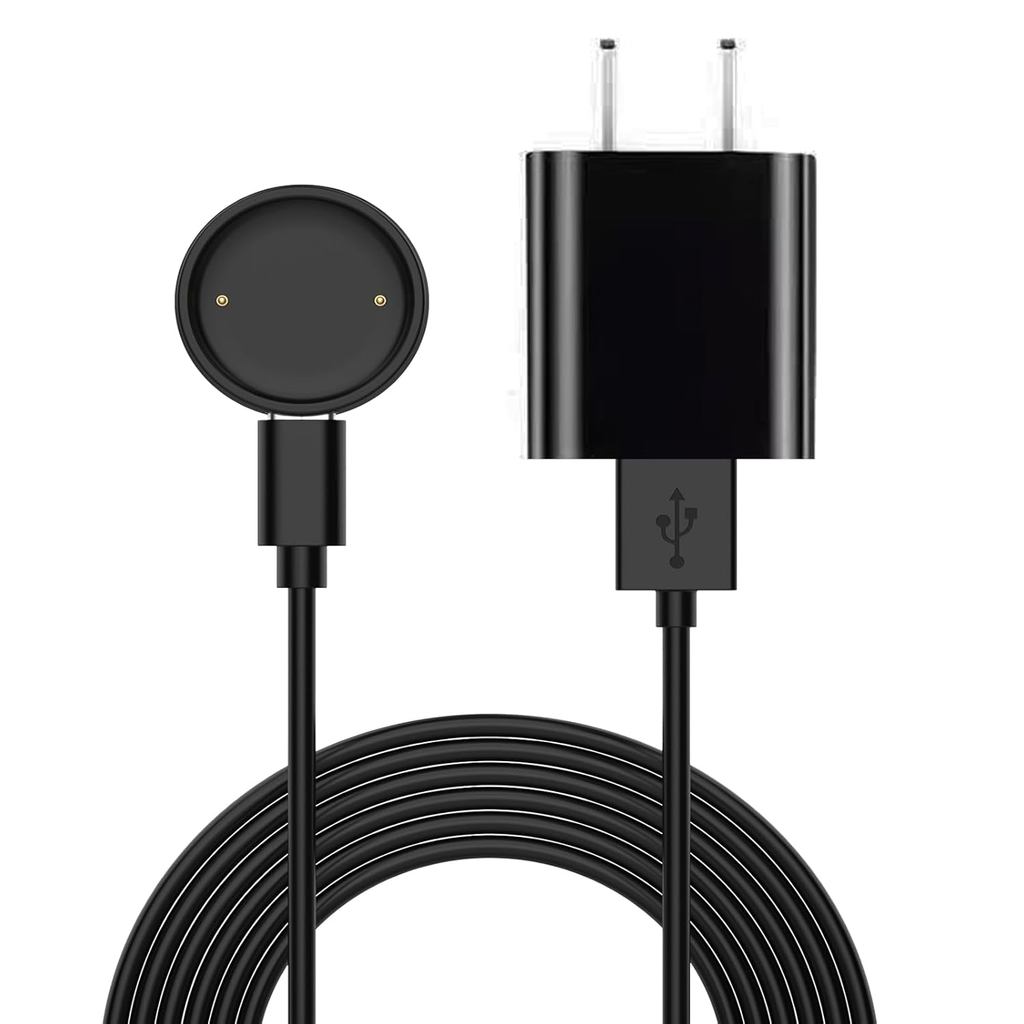 Sạc Từ Tính Cho Amazfit Bip 6 / Active 2 Với Bộ Chuyển Đổi Tường Cáp USB Dây Sạc Thay Thế Cho Active