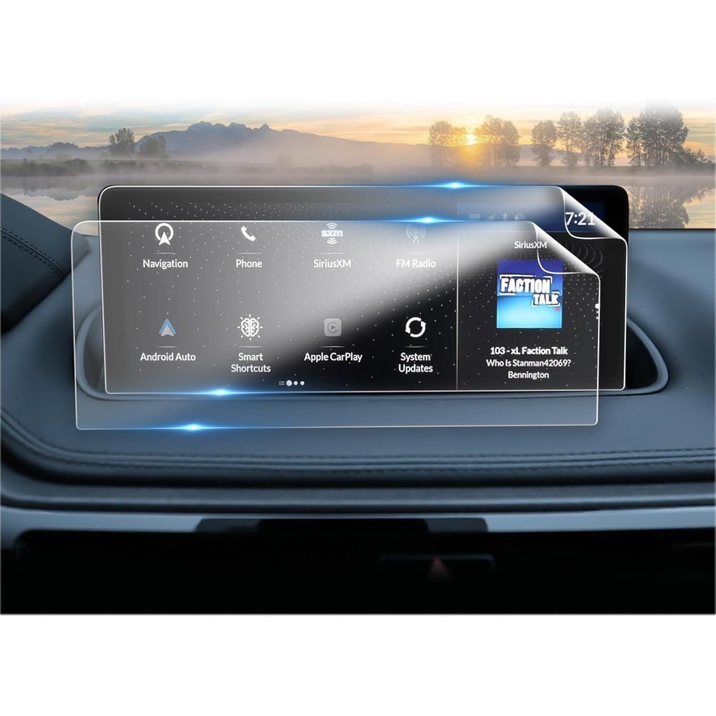 2 Gói Bảo Vệ Màn Hình Cho 2024 2025 Acura MDX / 2024 TLX Phụ Kiện Màn Hình Cảm Ứng Đài Phát Thanh Th
