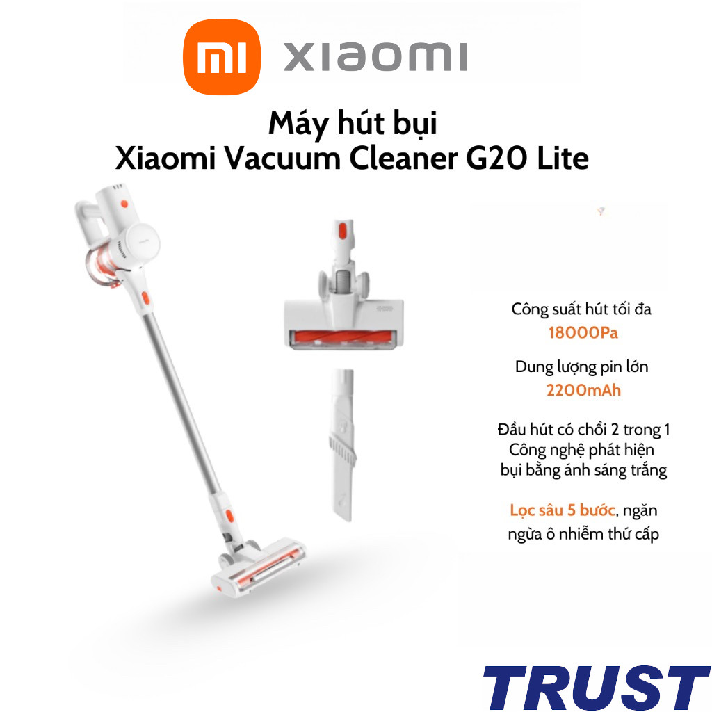 Máy hút bụi Xiaomi Vacuum Cleaner G20 Lite - Chính hãng BH 12T