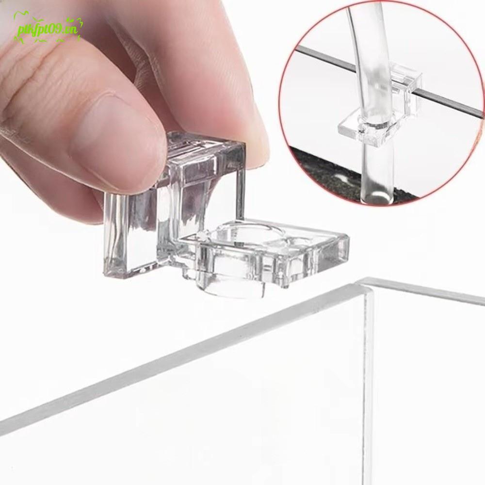 Giá đỡ nắp thủy tinh bể cá PTKFPT09 1PC, 4,5 / 5 / 5.5 / 6 / 8 / 10 / 12 / 15mm Độ dày tường Nắp bể 