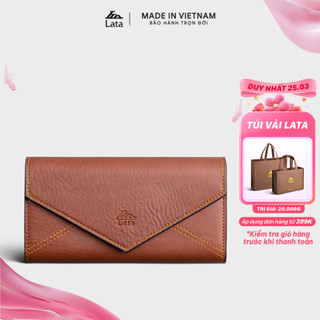 Ví Lata (Thời trang nữ kiểu cầm tay dáng dài - Ví da VN52)