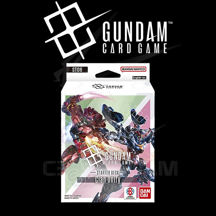 [BANDAI] Thẻ Bài Gundam Card Game: [ST06] Starter Deck 06: Clan Unity [ENG]  C3 Gundam & TCG