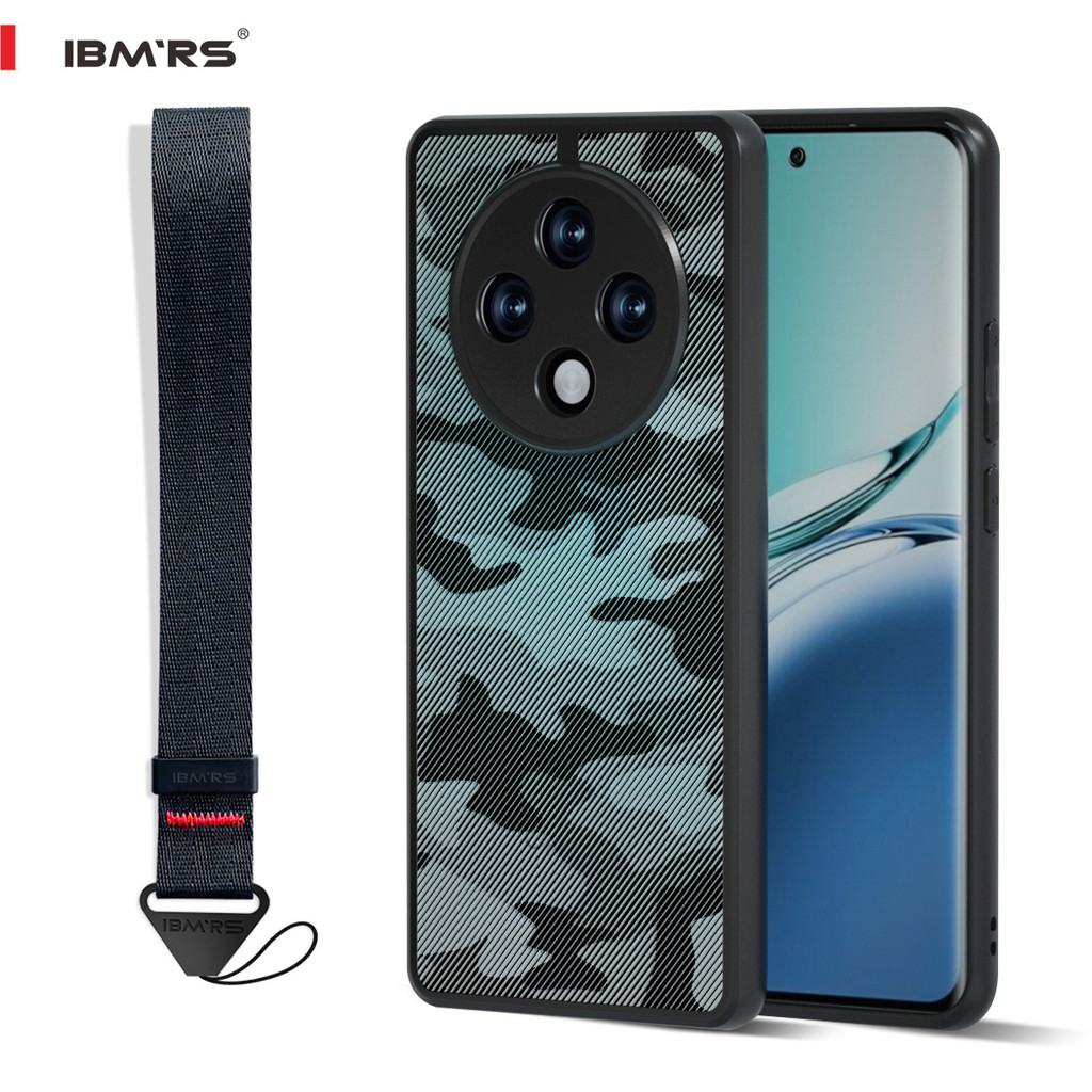 Ốp lưng IBMRS Camo cho Oppo F27 Pro / F27 Pro + / A3 Pro PC + TPU Vỏ Cam chống sốc