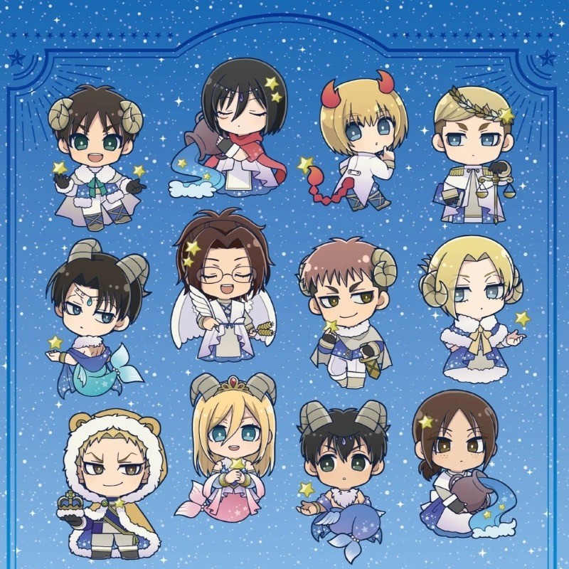 Attack on Titan Plate Desk Decor Princess Cafe Constellation Standee Eren Jäger Collection Ornament 