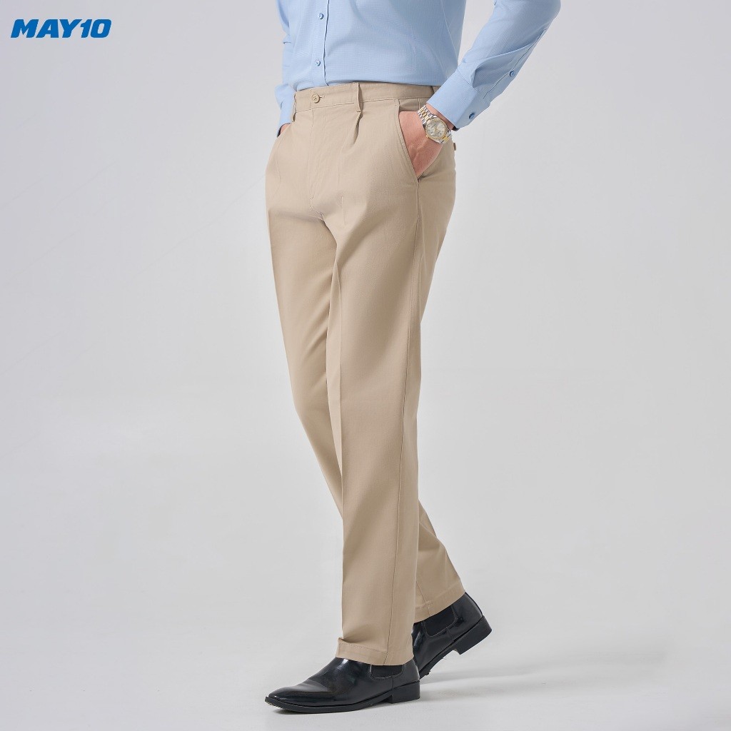 Quần kaki nam May 10 có ly mã 020124360CL QK066