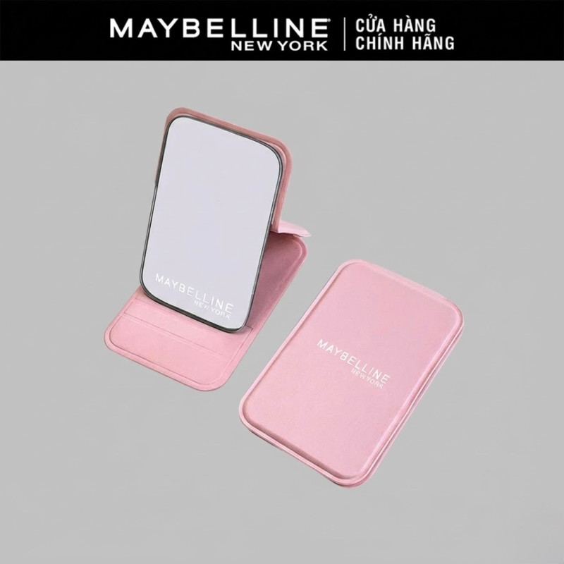 [QUÀ TẶNG KHÔNG BÁN] Gương trang điểm tiện lợi gấp gọn màu hồng Maybelline New York | BigBuy360 - bigbuy360.vn