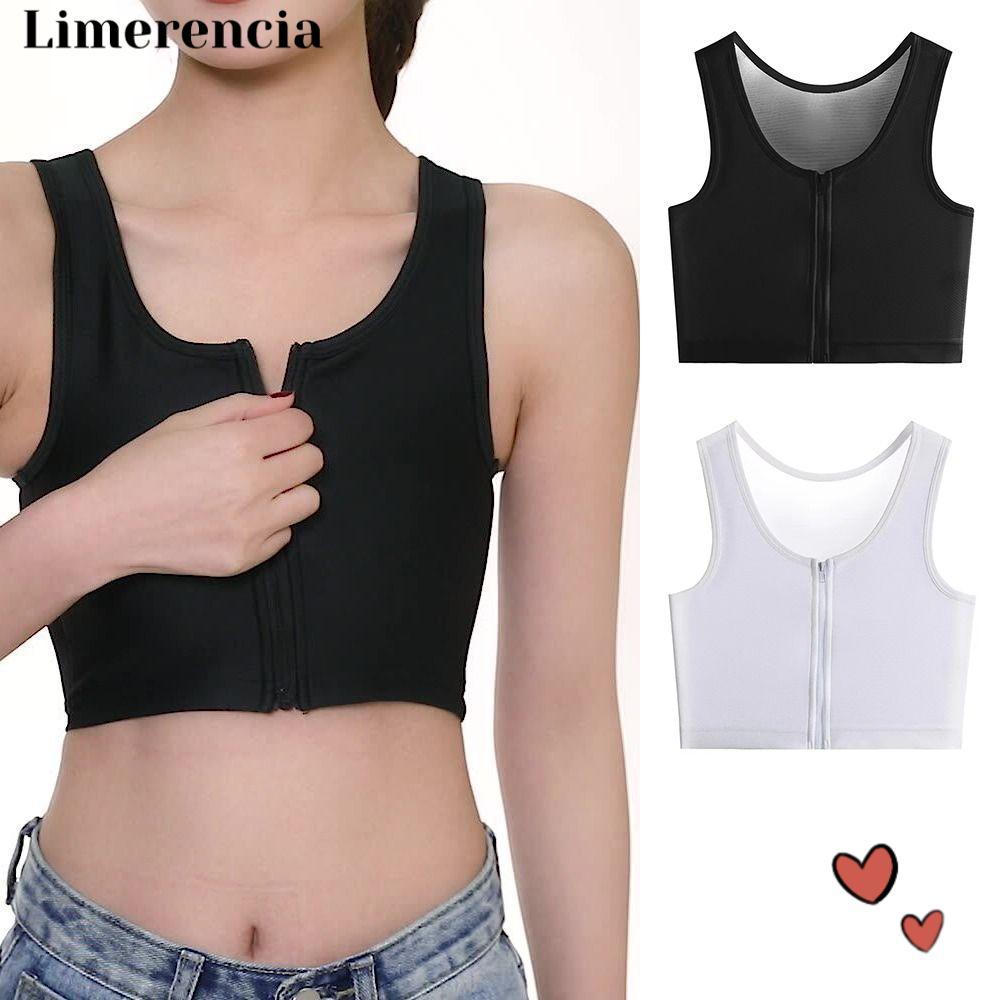 LIMERENCIA Tank Tops, Áo Vest phẳng Ngực Corset Ngực Shaper, Trans Tomboy Quần lót Ngực Chất kết dín