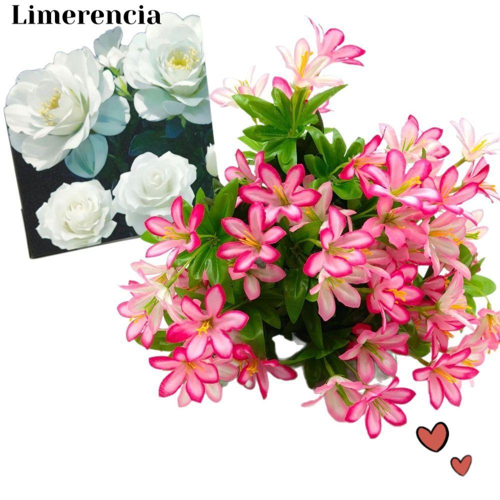 LIMERENCIA Nhân Tạo Morning Glory, Cây Giả DIY Hoa Morning Glory Hoa Nhân Tạo, Hoa Mềm Thực Tế Chất 