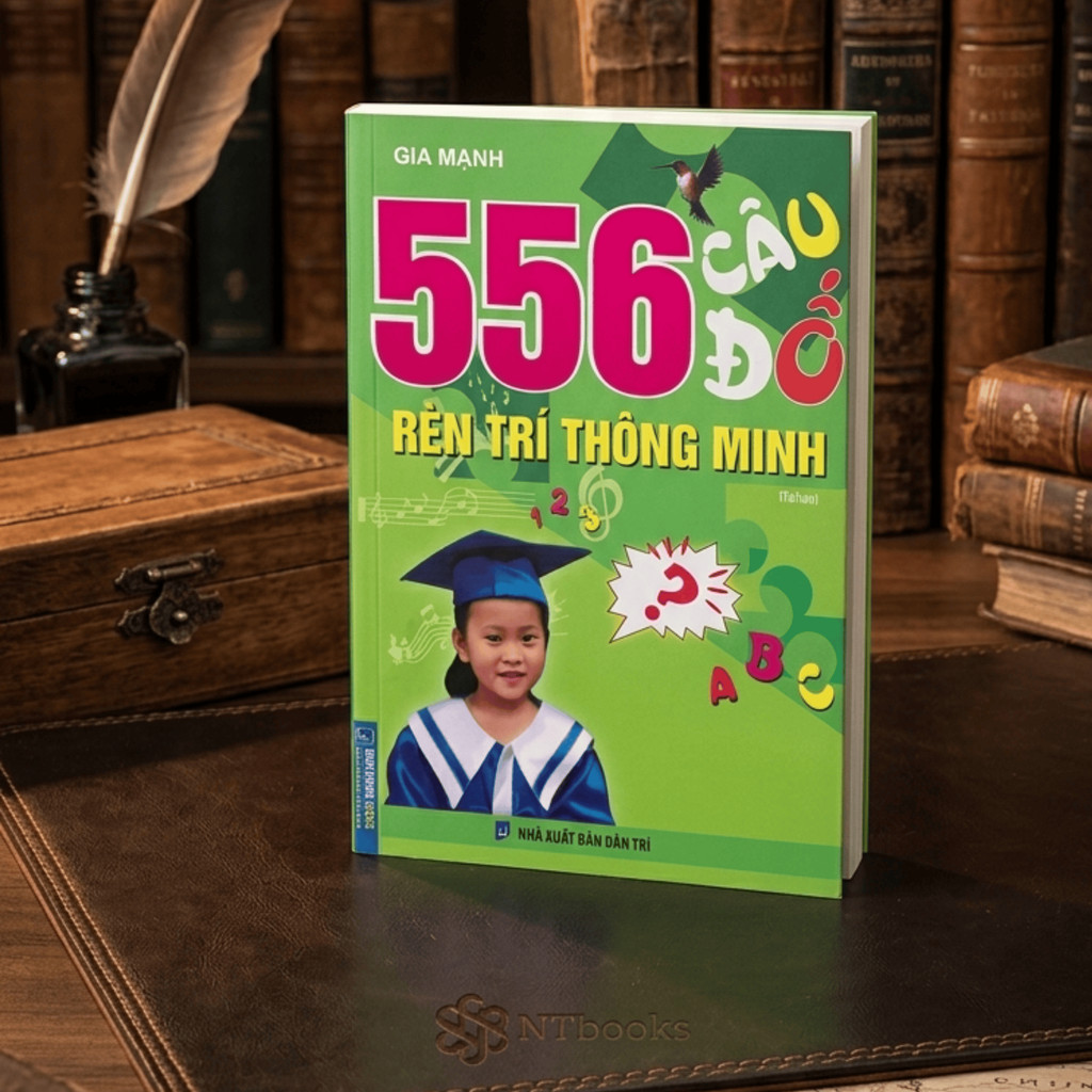 Sách - 556 Câu Đố Rèn Trí Thông Minh - MT