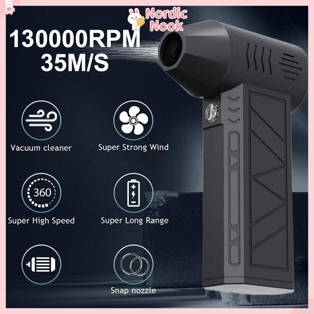 [Giao hàng từ Việt Nam] Quạt phản lực công suất cao NORDICNOOK, Loại bỏ bụi mạnh mẽ 130000RPM Turbof