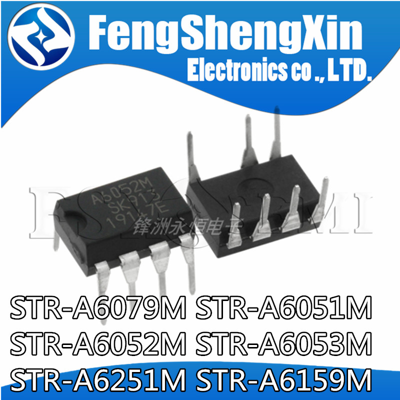 10 Chiếc A6079M DIP-7 STR-A6079M A6079 DIP STR-A6051M STR-A6052M STR-A6053M STR-A6251 STR-A6159M A60